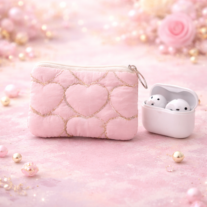 Mini Pochette Corazon Rose