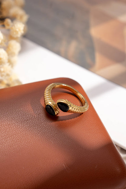 Anello Twin stones
