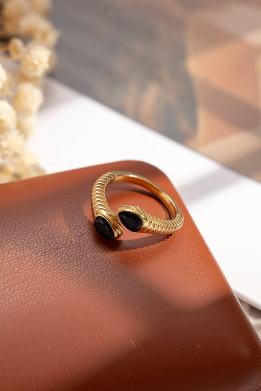Anello Twin stones