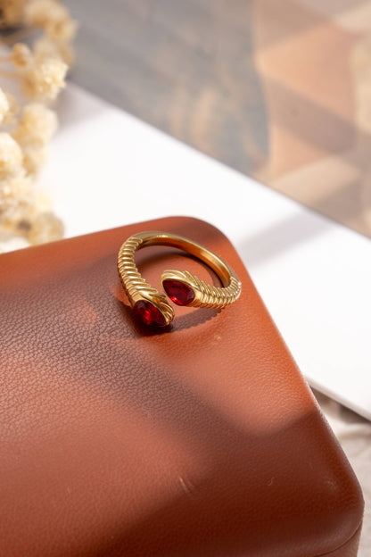Anello Twin stones